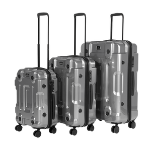 Sealey | Dellonda Lightweight ABS Luggage Set 3pc - Silver - DL9