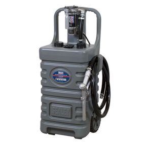 Mobile Dispensing Tank 55L with Diesel Pump - Grey - DT55GCOMBO1 - Farming Parts