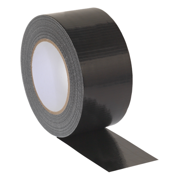 Sealey | Duct Tape 75mm x 50m - Black - DTB75