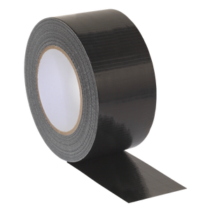 Sealey | Duct Tape 75mm x 50m - Black - DTB75