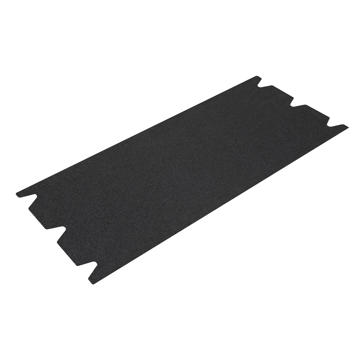 A 205 x 470mm, 40 grit sanding sheet by Sealey, designed for intricate floor work, ideal for protecting wooden floors. Pack of 25 - DU840EM.