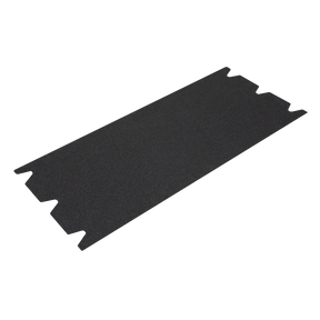 Sealey's Floor Sanding Sheet 205 x 470mm 80 Grit - Pack of 25 (DU880EM) makes an excellent choice for placing under your sanding station due to its rectangular shape and interlocking edges on the shorter sides.