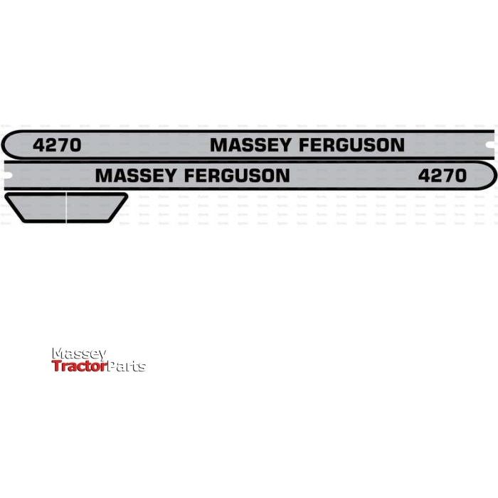 Decal Set - Massey Ferguson 4270 - S.118320 - Farming Parts