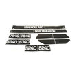 A Decal Set - Ford / New Holland 7840, 8240, 8340 by Sparex (Part No.S.68373), featuring black and white decals with numbers 7840, 8340, and 8240 on a white background.