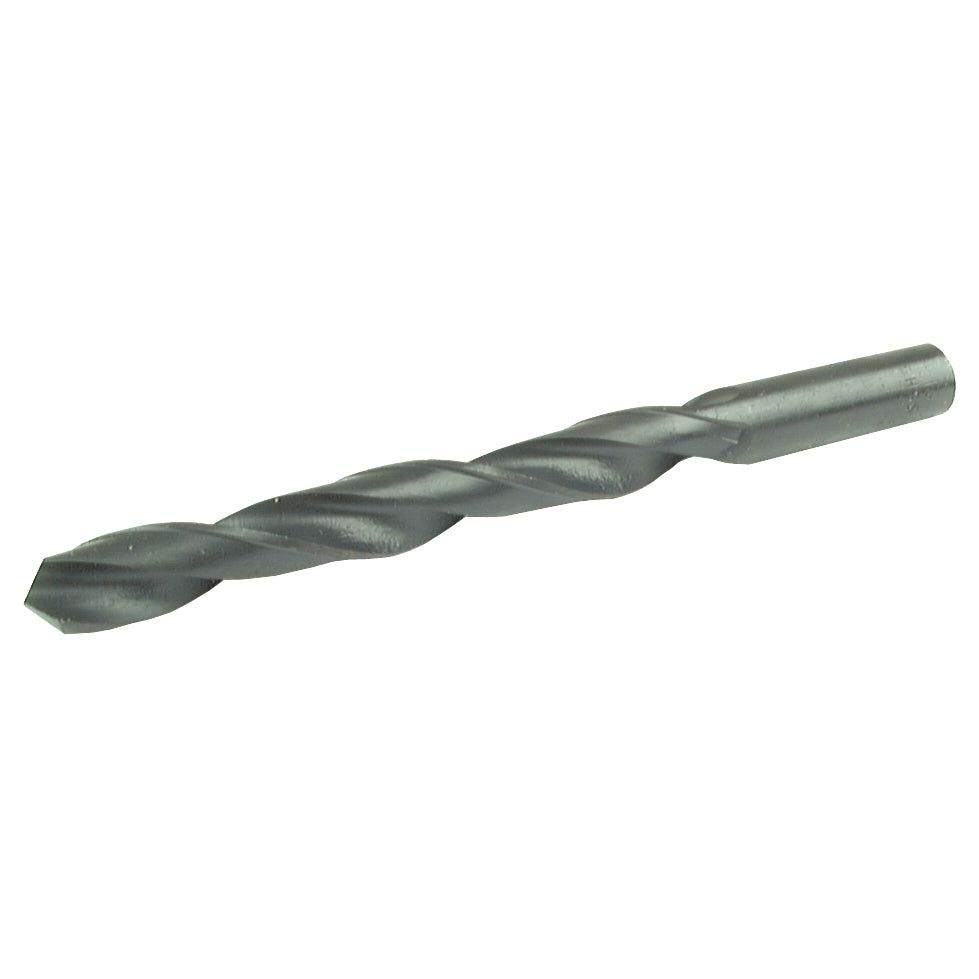 The Drill Bit - HSS - Ø12.5mm from Sparex, Part No.S.54131, features a spiral groove and cylindrical shank, with a length of 150mm and Ø12.5mm diameter, making it ideal for drilling holes in various materials.