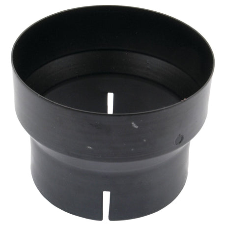 A black cylindrical Drive Shaft Guard, Sparex Part No. S.43342, featuring a wider top section and a narrower bottom section with two vertical slots at the base.