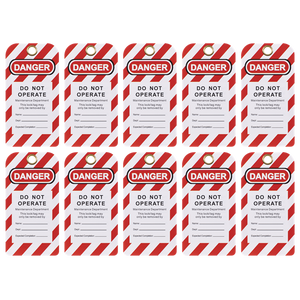Lockout Safety Tag 10pc - SE-EV17