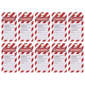Lockout Safety Tag 10pc - SE-EV17