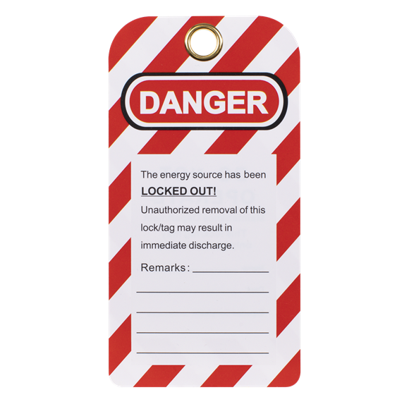 Sealey Lockout Safety Tag 10pc SE EV17