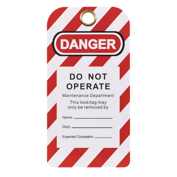 Sealey Lockout Safety Tag 10pc SE EV17