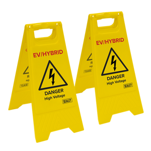 EV/Hybrid Floor Warning Signs - Pack of 2 - SE-EV19