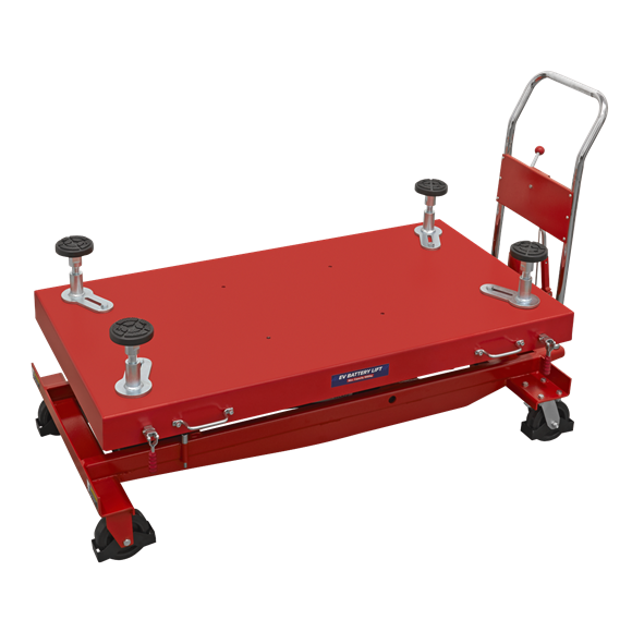 Sealey | High Lift EV Battery Lift/Hydraulic Platform Truck 1000kg Capacity - EVBT1000