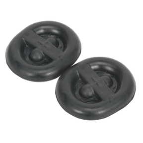 Exhaust Mounting Rubbers - L62 x D54 x H13.5 (Pack of 2) - EX03 - Farming Parts