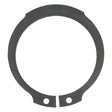A Sparex black external circlip, part number S.55067, featuring two small holes near the split ends and a semi-circular cutout at the top, conforms to DIN 471 standards and is sized at 8mm.