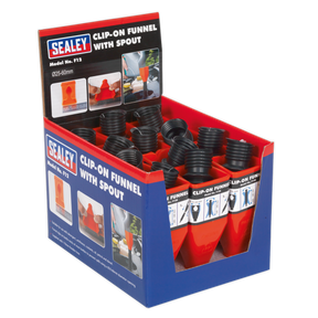 Clip-On Funnel with Spout - Display Box of 12 - F12 - Farming Parts