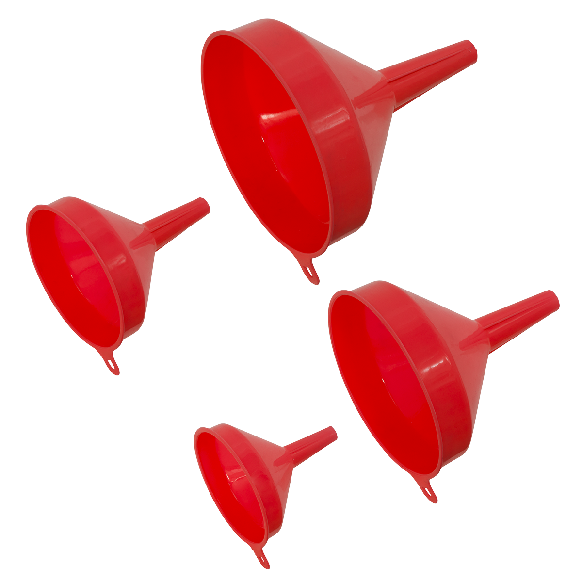 Funnel Set 4pc Economy Fixed Spout - F94 - Farming Parts