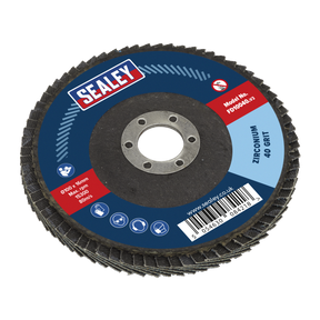 Flap Disc Zirconium Ø100mm Ø16mm Bore 40Grit - FD10040 - Farming Parts