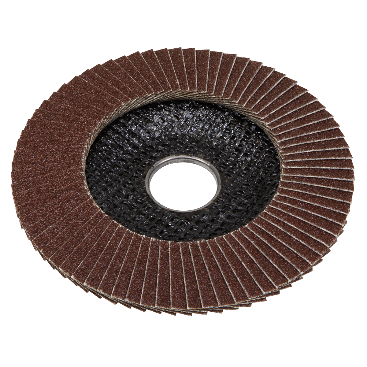 Flap Disc Aluminium Oxide Ø100mm Ø16mm Bore 40Grit - FD10040E - Farming Parts