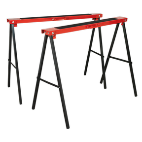 Fold Down Trestles Pair 100kg Capacity per Trestle - FDT2 - Farming Parts