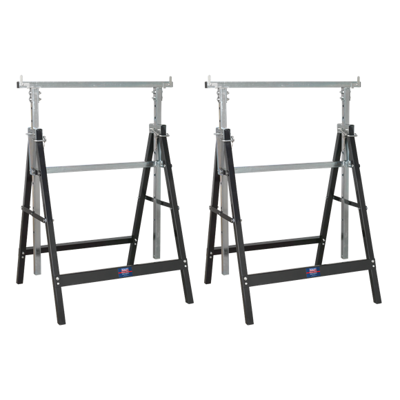 Sealey | Fold Down Telescopic Trestle 200kg Capacity - Pair - FDT32