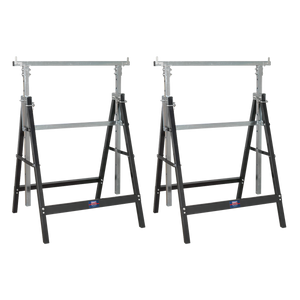 Sealey | Fold Down Telescopic Trestle 200kg Capacity - Pair - FDT32