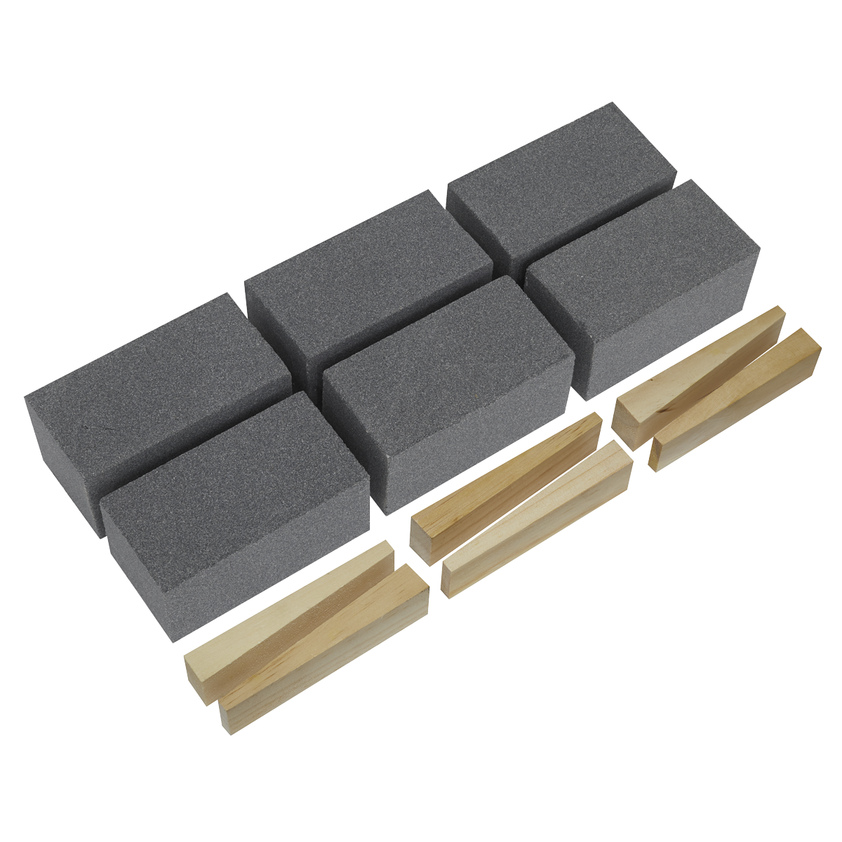 Floor Grinding Block 50 x 50 x 100mm 60Grit - Pack of 6 - FGB60 - Farming Parts