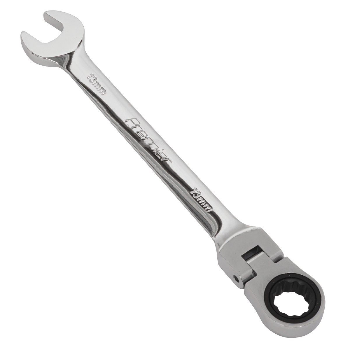 Flexi-Head Ratchet Combination Spanner 13mm - FHRCW13 - Farming Parts