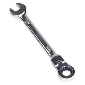 Flexi-Head Ratchet Combination Spanner 18mm - FHRCW18 - Farming Parts