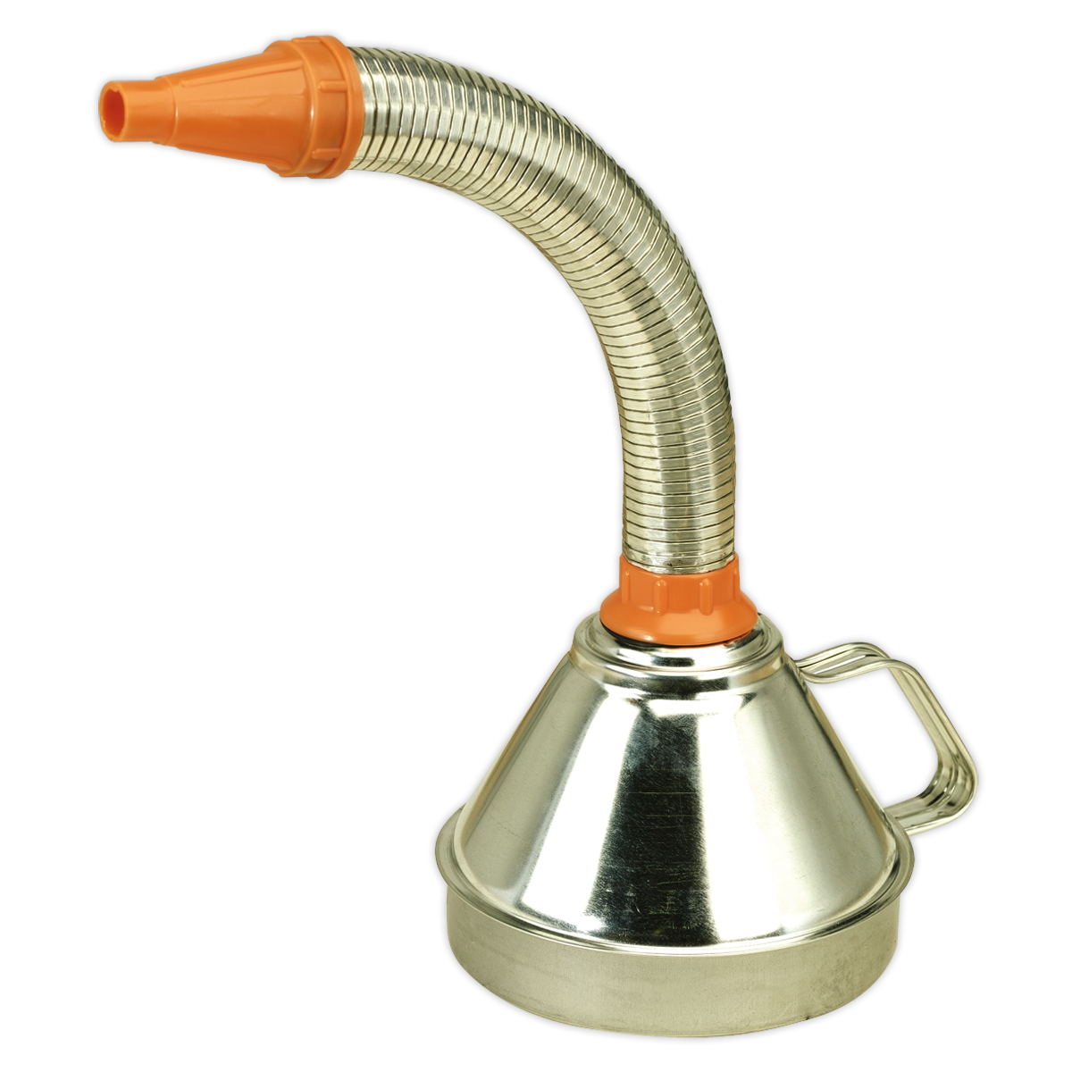 Funnel Metal with Flexible Spout & Filter Ø160mm - FM16F - Farming Parts