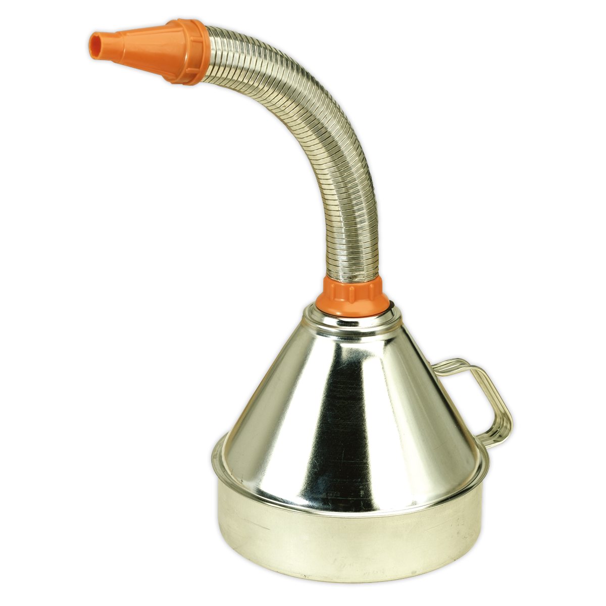 Funnel Metal with Flexible Spout & Filter Ø200mm - FM20F - Farming Parts