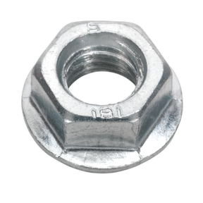 Flange Nut Serrated M12 Zinc Pack of 50 - FN12 - Farming Parts