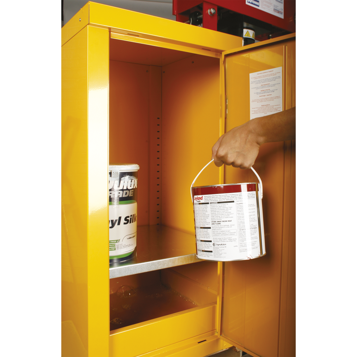 Hazardous Substance Cabinet 460 x 460 x 900mm - FSC04 - Farming Parts