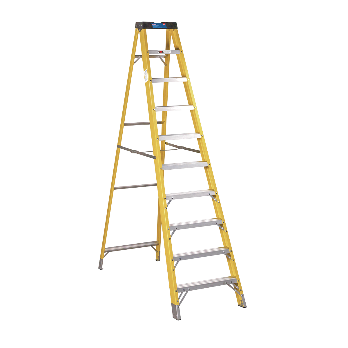 Fibreglass Step Ladder 9-Tread EN 131 - FSL10 - Farming Parts