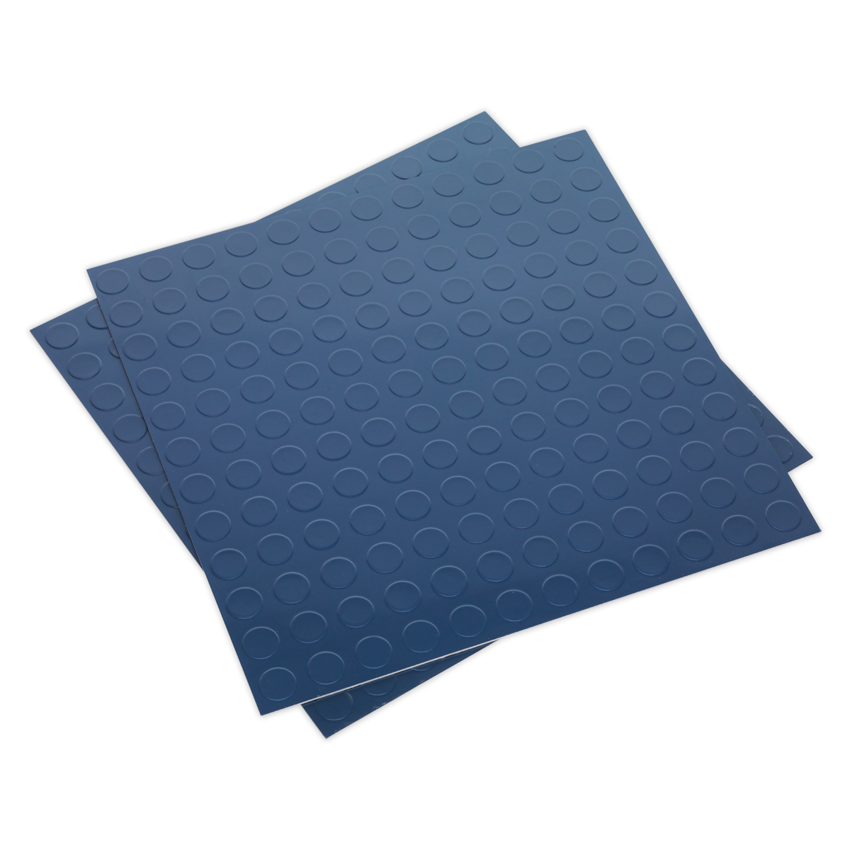 Vinyl Floor Tile with Peel & Stick Backing - Blue Coin Pack of 16 - FT2B - Farming Parts