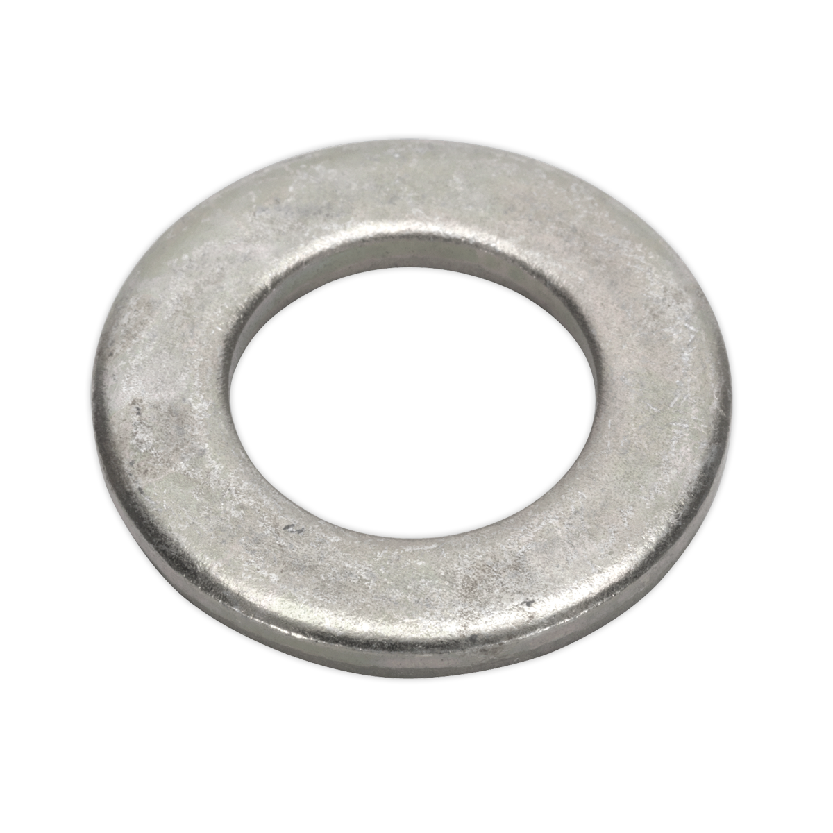 The Sealey Form C Flat Washer M16 x 34mm, packaged in a resealable bag for easy storage, is a metallic, circular washer with a central hole that is used to distribute the load of threaded fasteners and provide an increased clamping area. This product, available as a pack of 50 under the SKU FWC1634, offers convenience and reliability for your fastening needs.