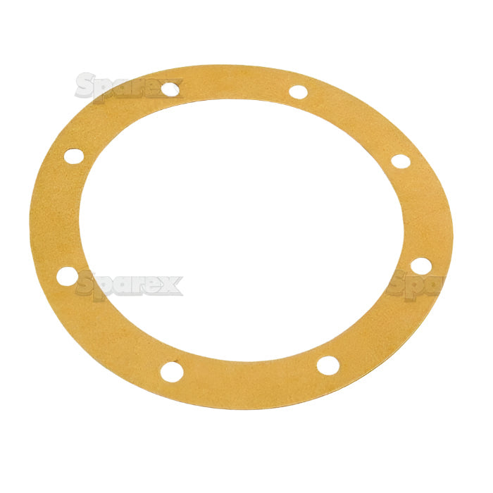 A circular paper oil filter gasket with evenly spaced holes around its perimeter, branded with Sparex and suitable for use with David Brown Tractors. This is identified by Sparex Part No. S.57964.