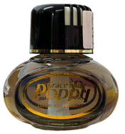 A glass bottle containing high-grade liquid perfume, GraceMate Poppy Air Freshener - Fine Squash by JMCE DEALS, with a black and gold cap.