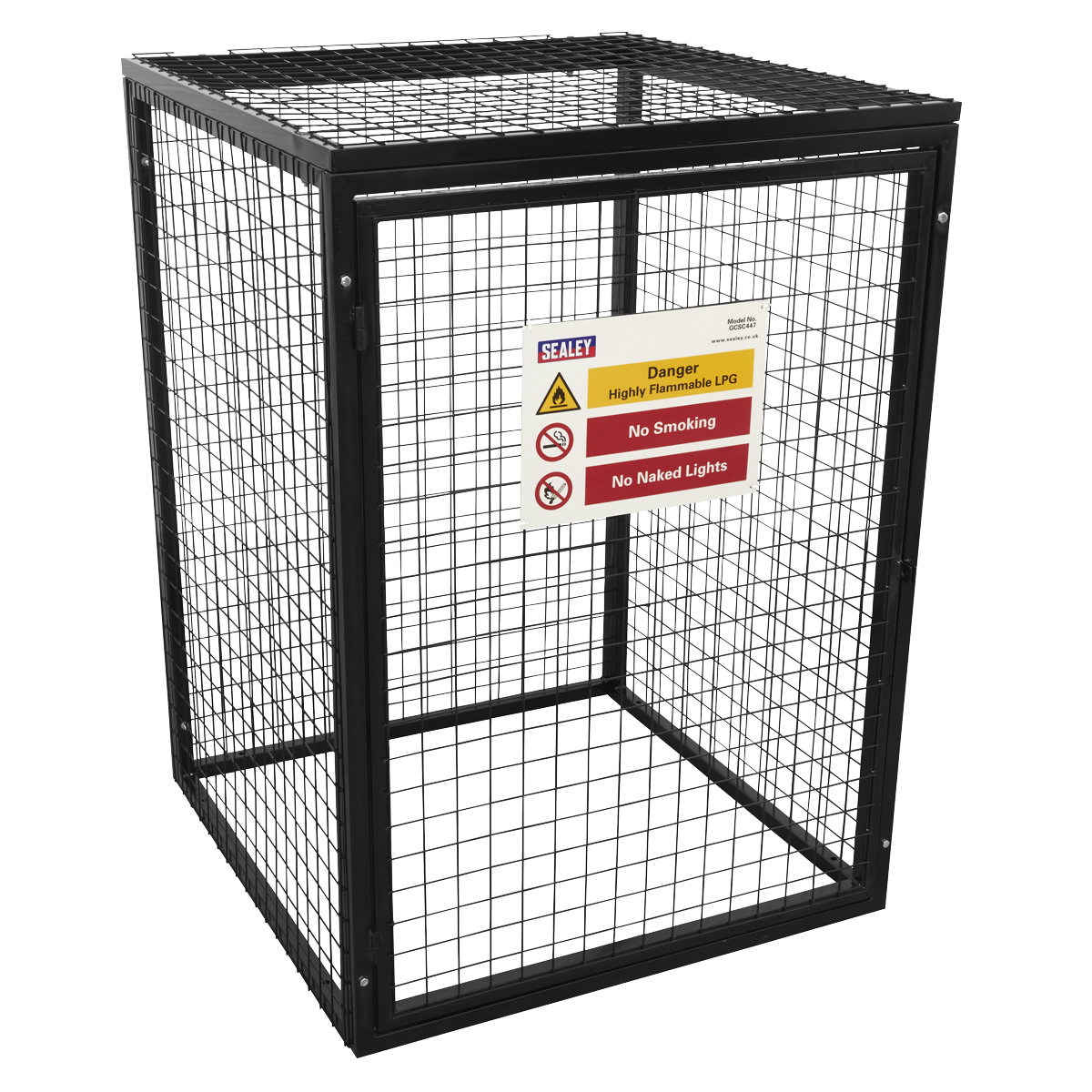 Safety Cage - 4 x 47kg Gas Cylinders - GCSC447 - Farming Parts