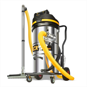 V-TUF GCX9000 3.5KW 100L WET & DRY Industrial Powerful Vacuum Cleaner - Side Entry & Cyclone Tech (240V)