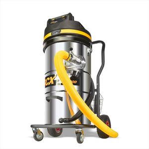 V-TUF GCX9000 3.5KW 100L WET & DRY Industrial Powerful Vacuum Cleaner - Side Entry & Cyclone Tech (240V)