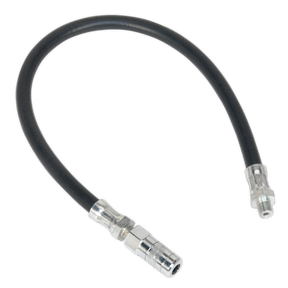 Rubber Delivery Hose with 4-Jaw Connector Flexible 450mm 1/8"BSP Gas - GGHE450 - Farming Parts