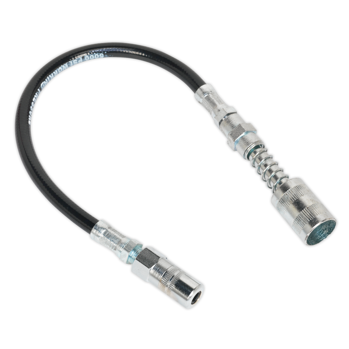 Rubber Delivery Hose with 4-Jaw Connector Flexible 300mm Quick Release Coupling - GGSF300 - Farming Parts