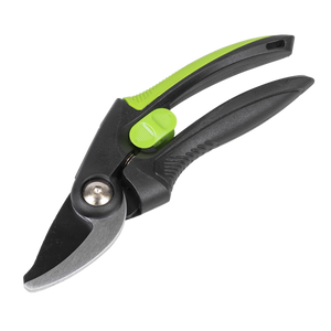 Bypass Secateurs with Soft Grip Handle, Safety Lock & Carbon Steel Blade, 208mm - SE-GTSG001
