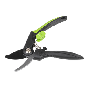 Bypass Secateurs with Soft Grip Handle, Safety Lock & Carbon Steel Blade, 208mm - SE-GTSG001