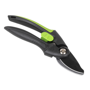 Bypass Secateurs with Soft Grip Handle, Safety Lock & Carbon Steel Blade, 208mm - SE-GTSG001
