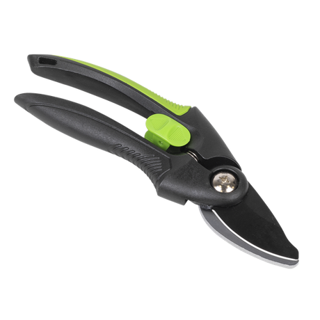 Bypass Secateurs with Soft Grip Handle, Safety Lock & Carbon Steel Blade, 208mm - SE-GTSG001