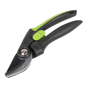 Anvil Secateurs with Soft Grip Handle, Safety Lock & Carbon Steel Blade, 208mm - SE-GTSG002