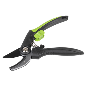 Anvil Secateurs with Soft Grip Handle, Safety Lock & Carbon Steel Blade, 208mm - SE-GTSG002
