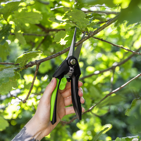 Sealey Pruning Snips Soft Grip Handle & Carbon Steel Blade, GTSG003