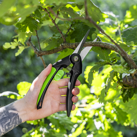 Pruning Snips with Soft Grip Handle & Carbon Steel Blade, 208mm - SE-GTSG003